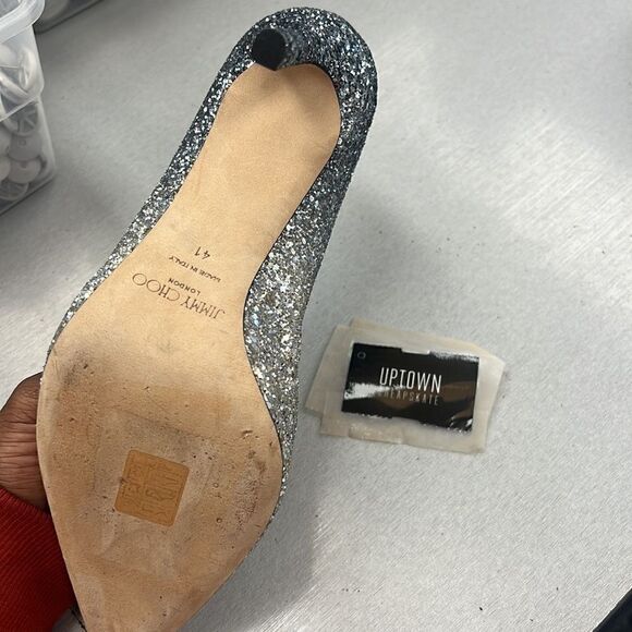 Beautiful Shimmery Jimmy Choo pumps - Picture 5 of 9
